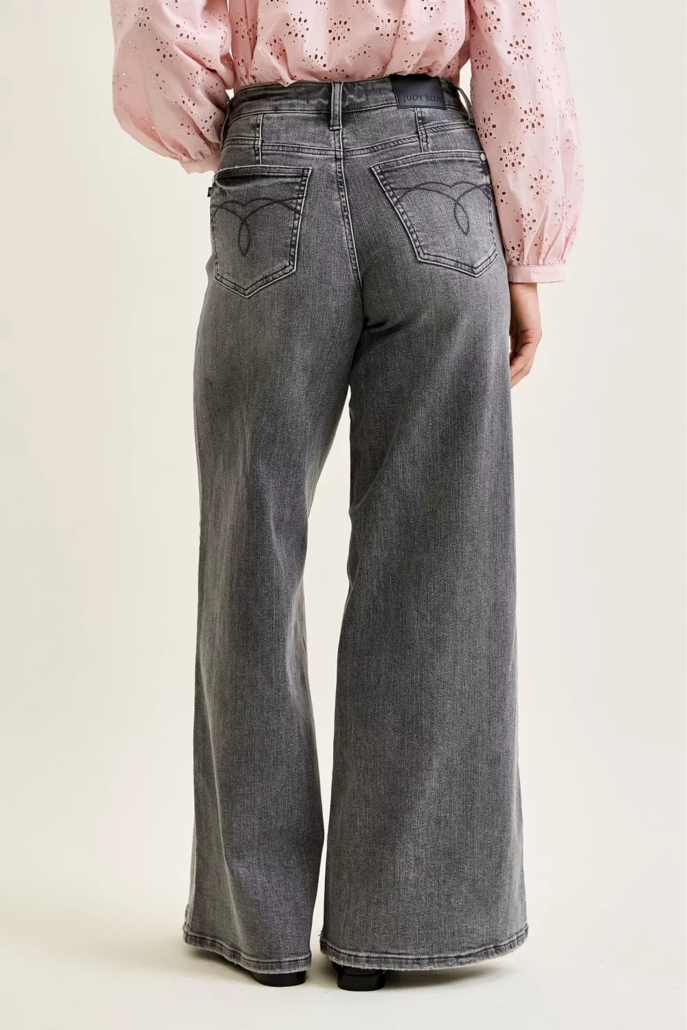 Mid Rise Palazzo Split Back Yoke, image 5
