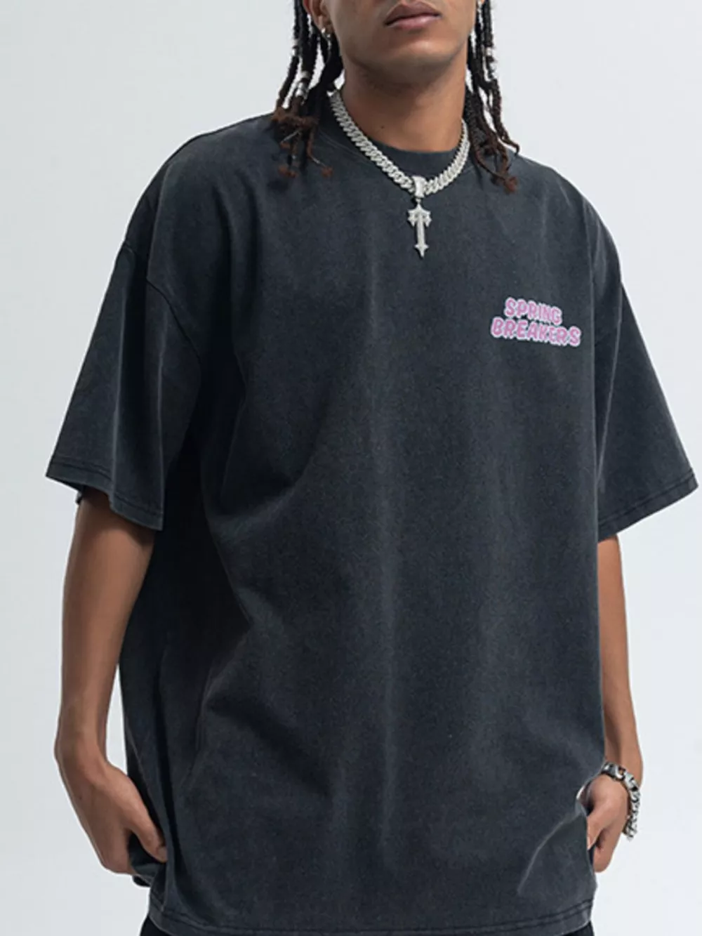 Men's Graphic Round Neck Short Sleeve T-Shirt, image 2