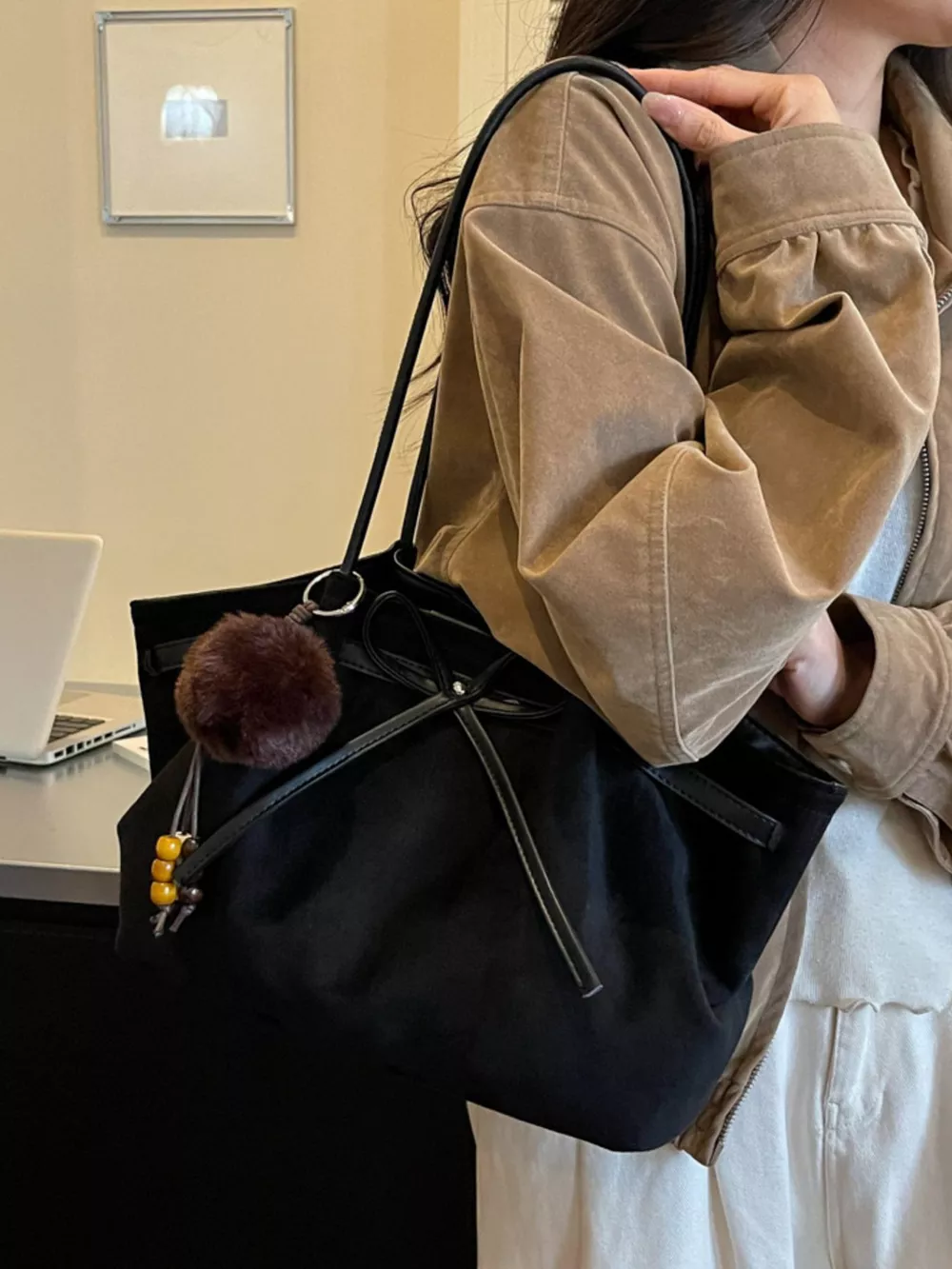 Bow Casual Tote Bag, image 2