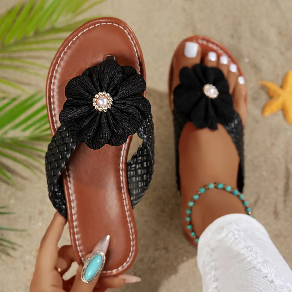 Toe Post Flats Sandals, image 3
