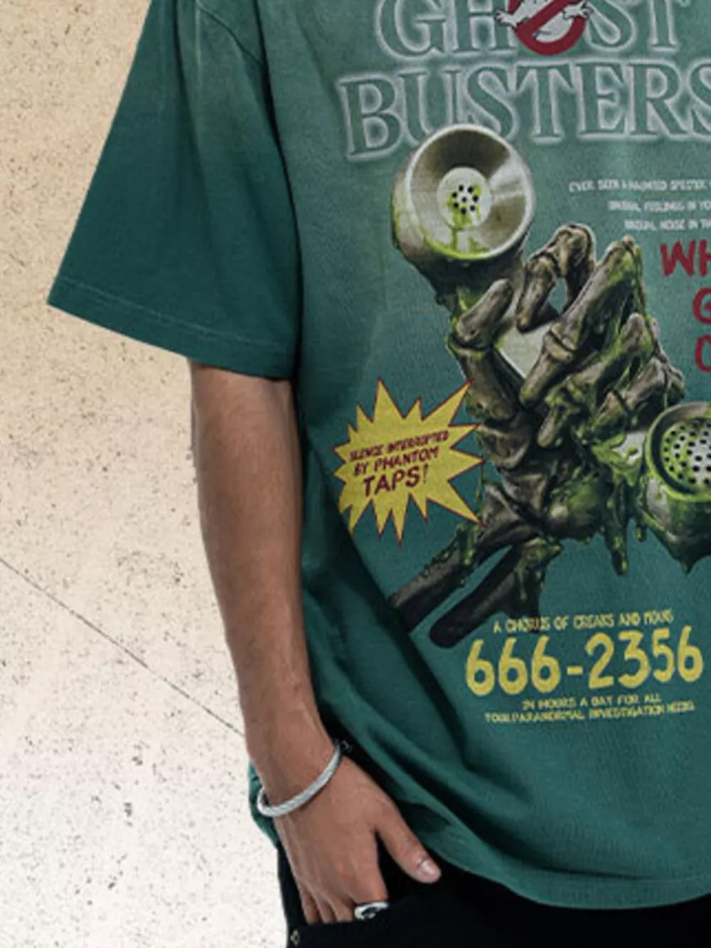 Men's Graphic Round Neck Vintage T-Shirt, image 3
