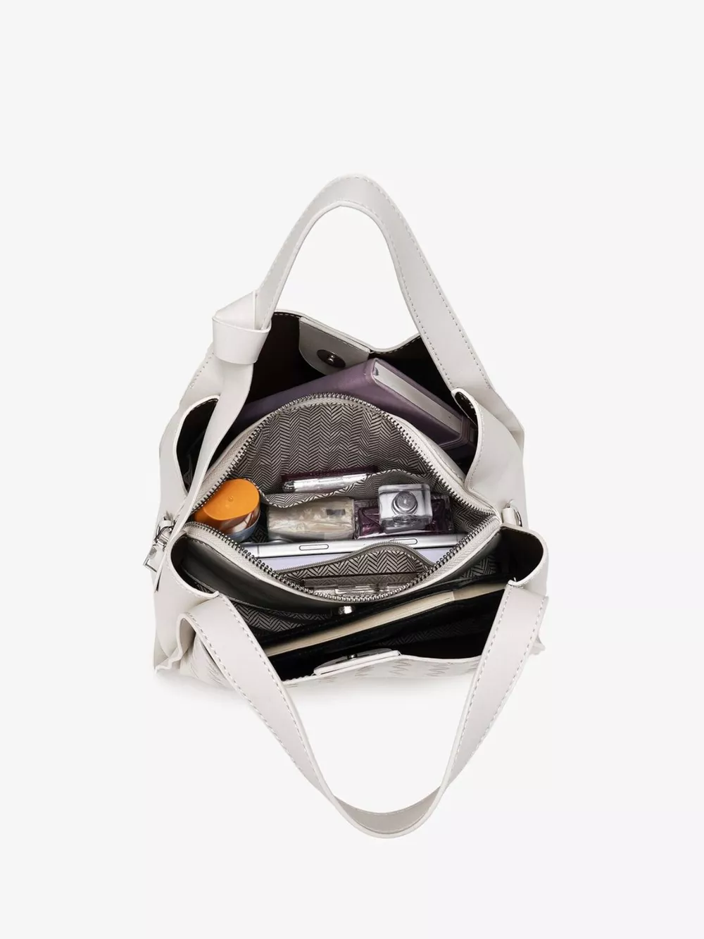 Textured Crossbody Bag with Versatile Top Handle, image 8