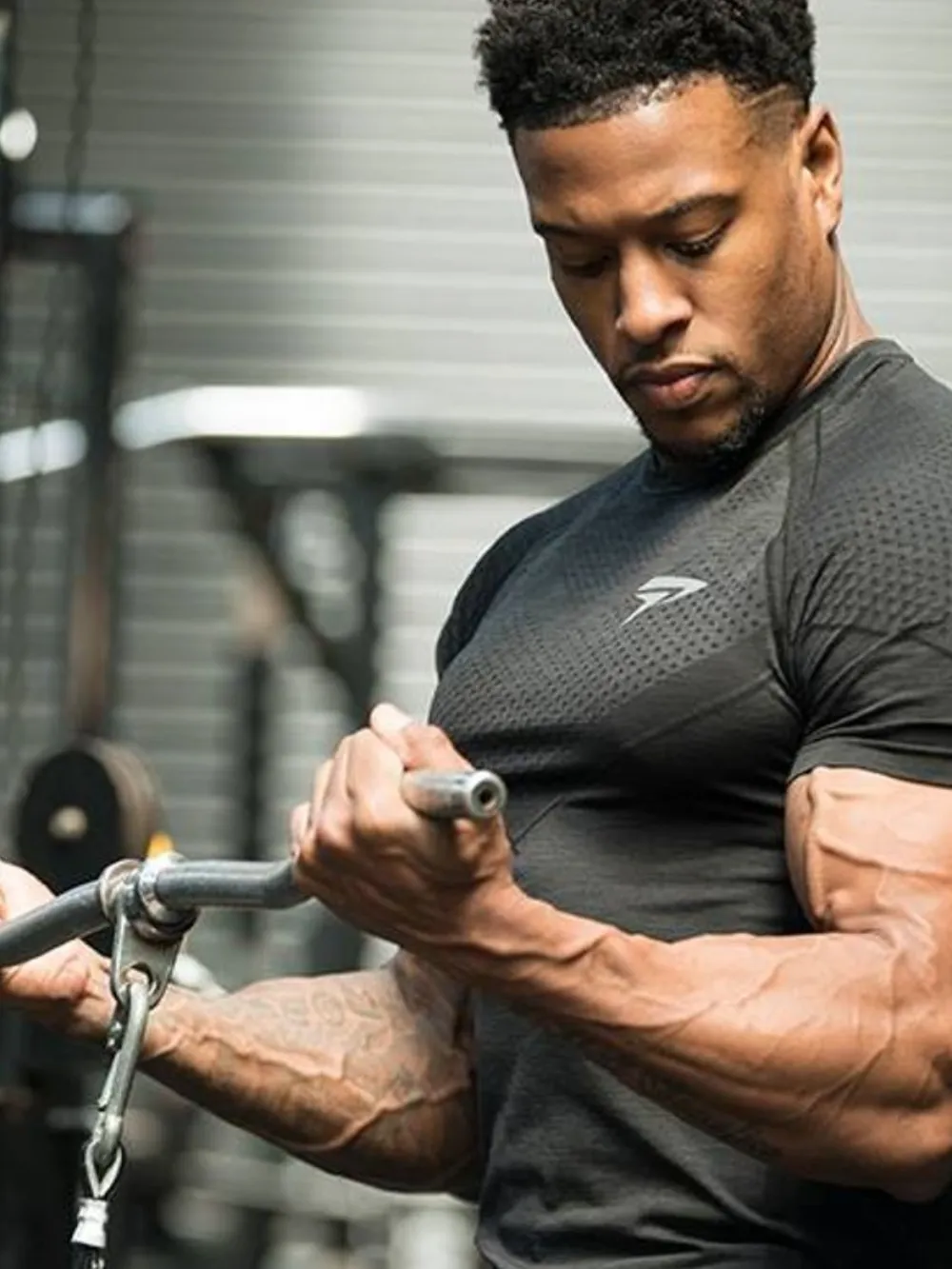 Men's Plus Size Round Neck Short Sleeve T-Shirt
