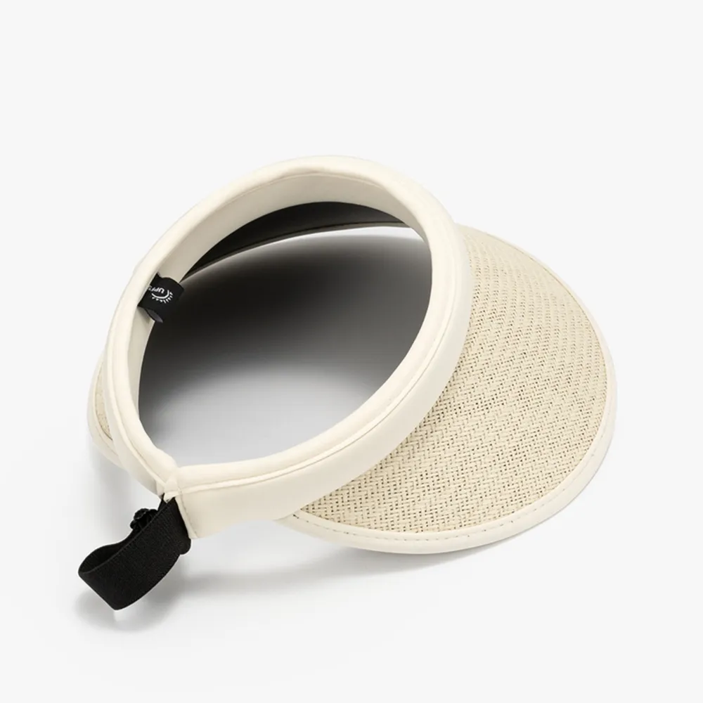 Solid Adjustable Weave Visor, image 4