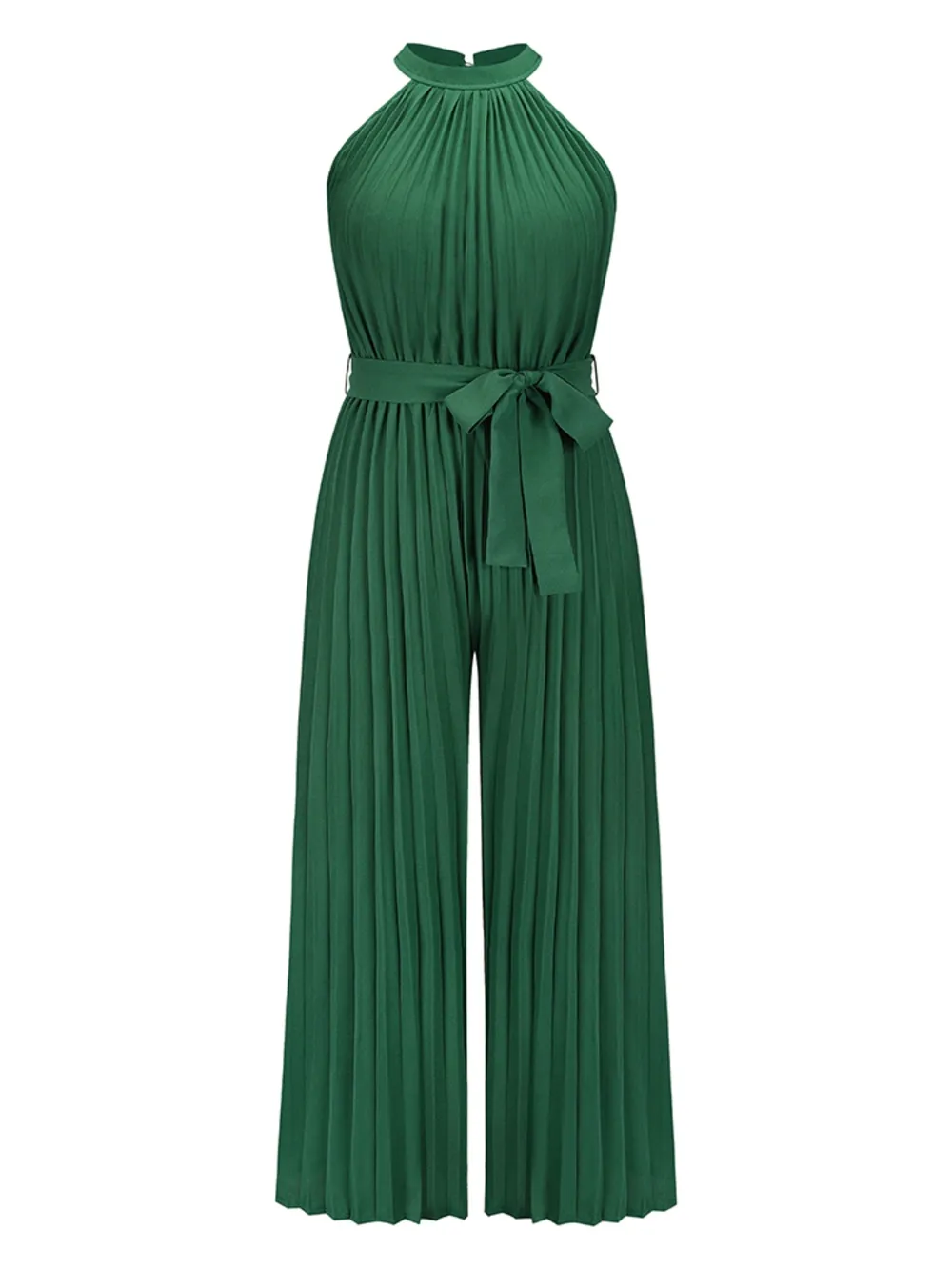 Cutout Tied Pleated Sleeveless Jumpsuit, image 24