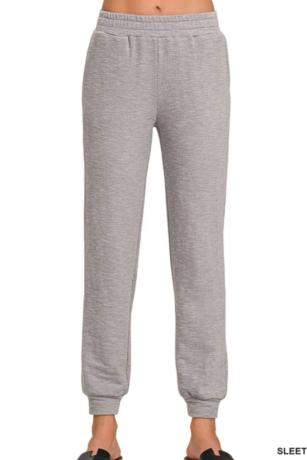Cotton Slub Jogger Pants, image 2