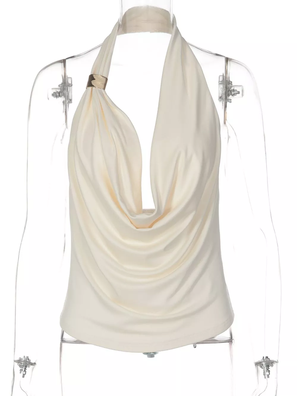Halter Neck Ruched Tank, image 7