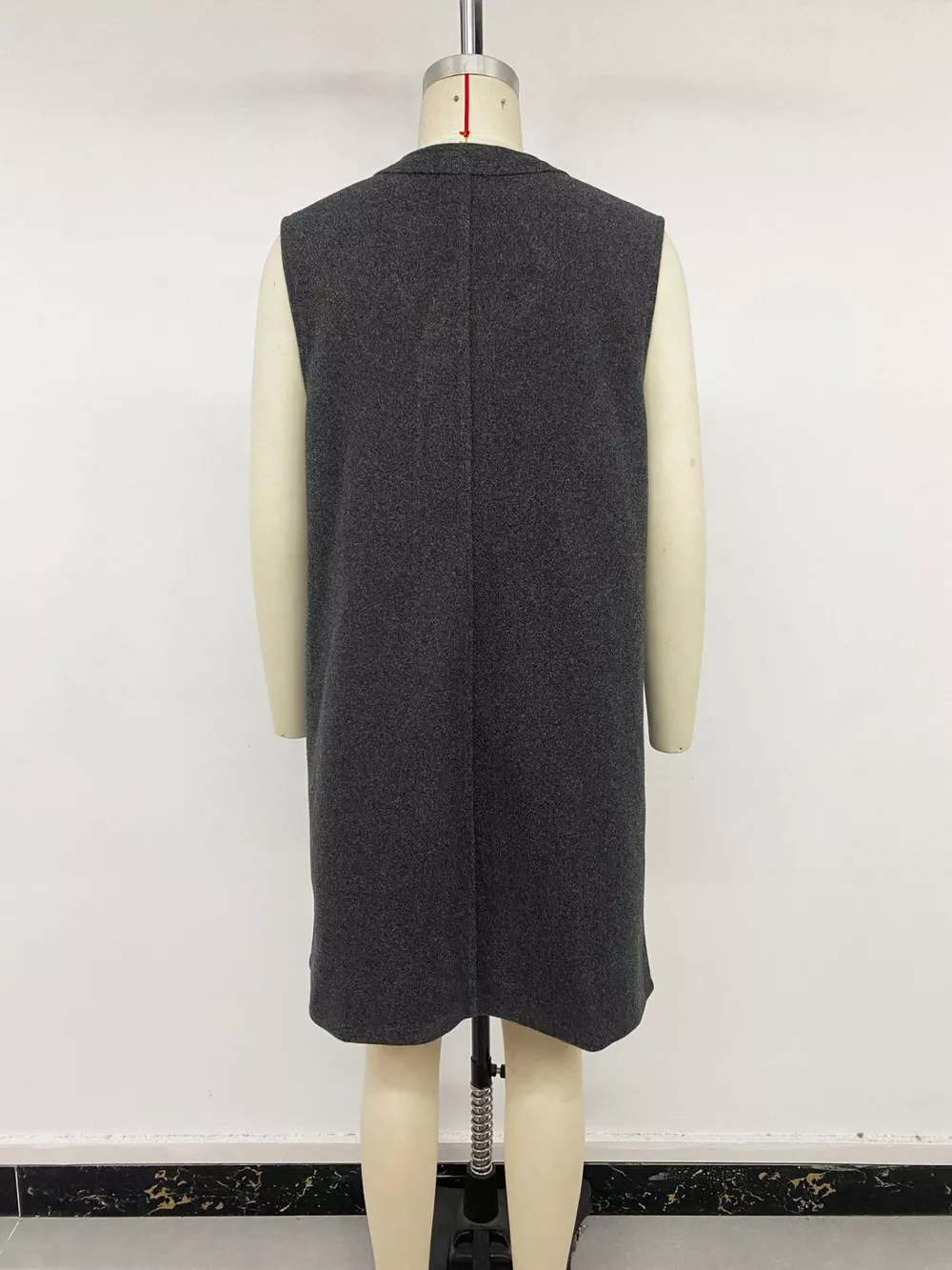 Sleeveless Longine Vest Coat, image 7