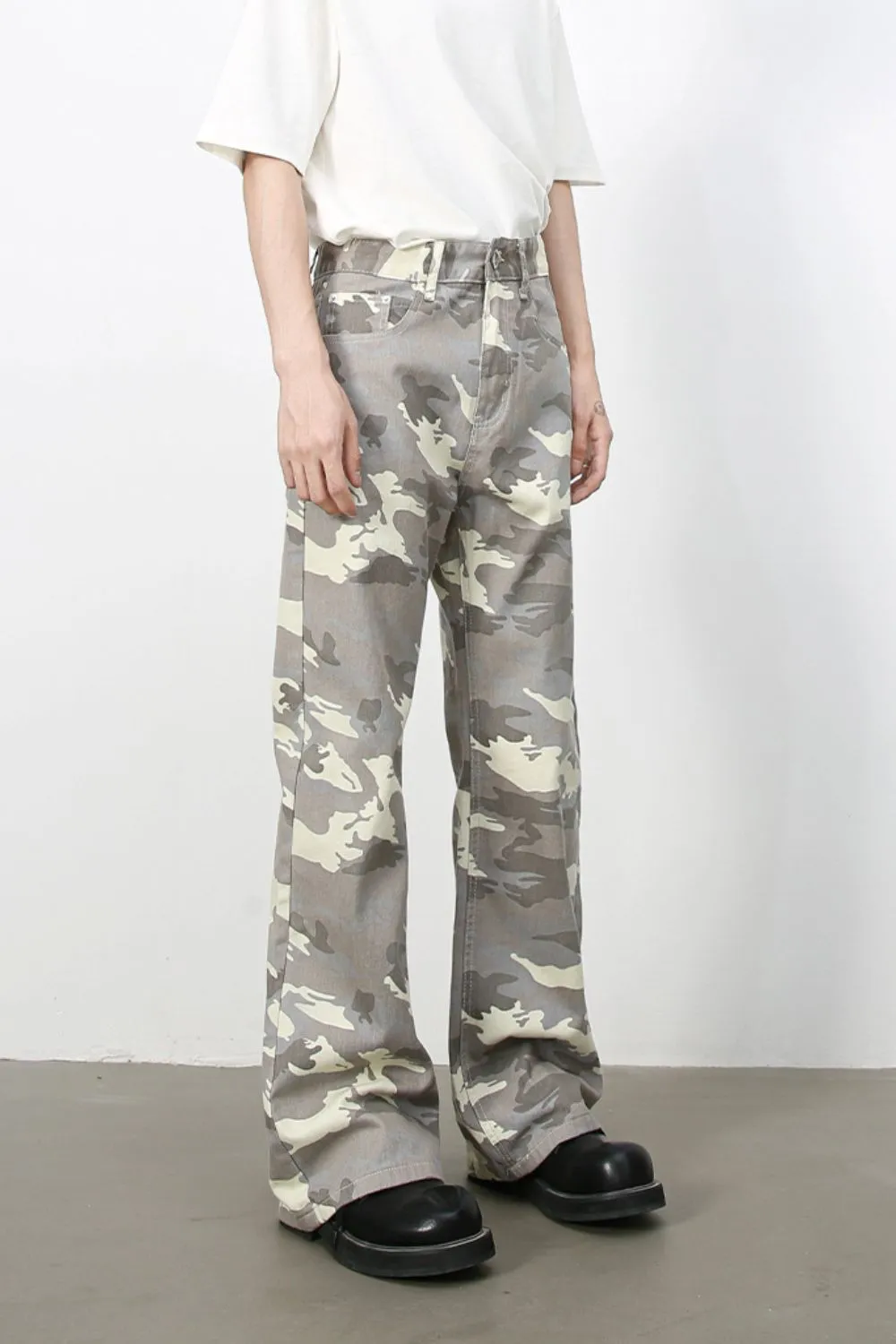 Men's Camouflage Jeans with Pockets, image 4