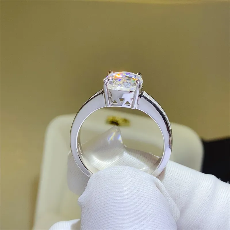 3 Carat Moissanite 925 Sterling Silver Ring, image 6