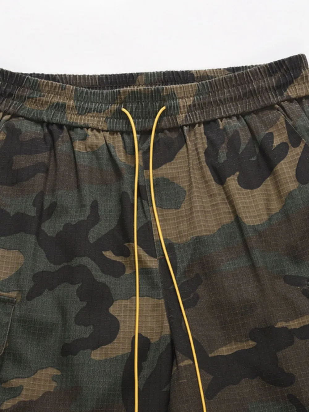 Men's Drawstring Camouflage Shorts, image 3