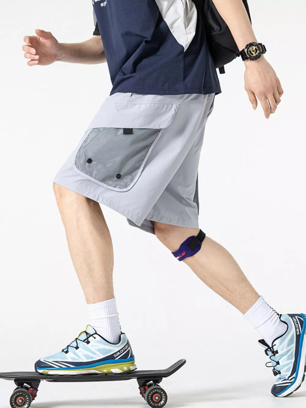 Men's Multi-Pocket Quick-Dry Cargo Shorts, image 3