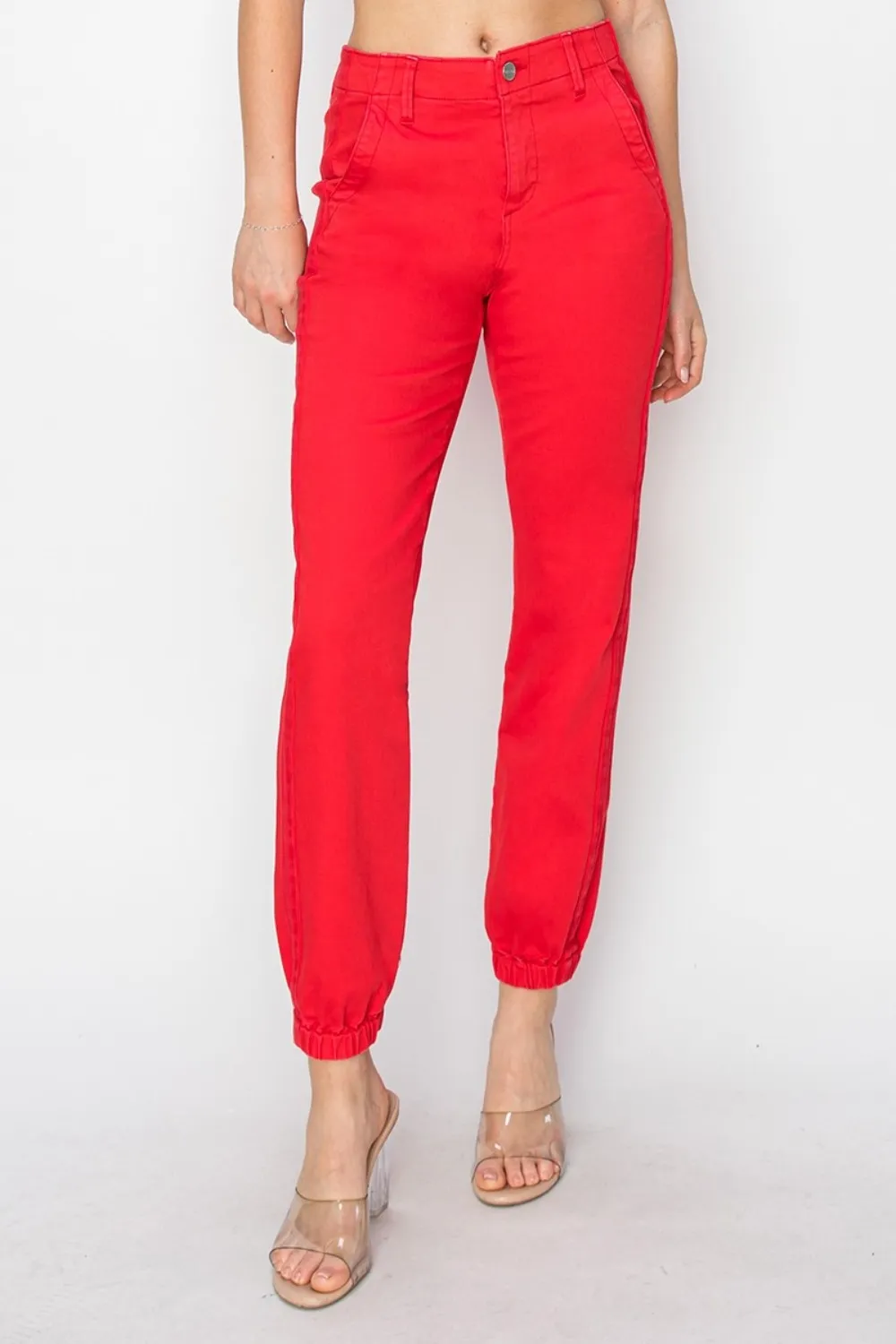 Full Size High Waisted Jogger Jeans, image 4