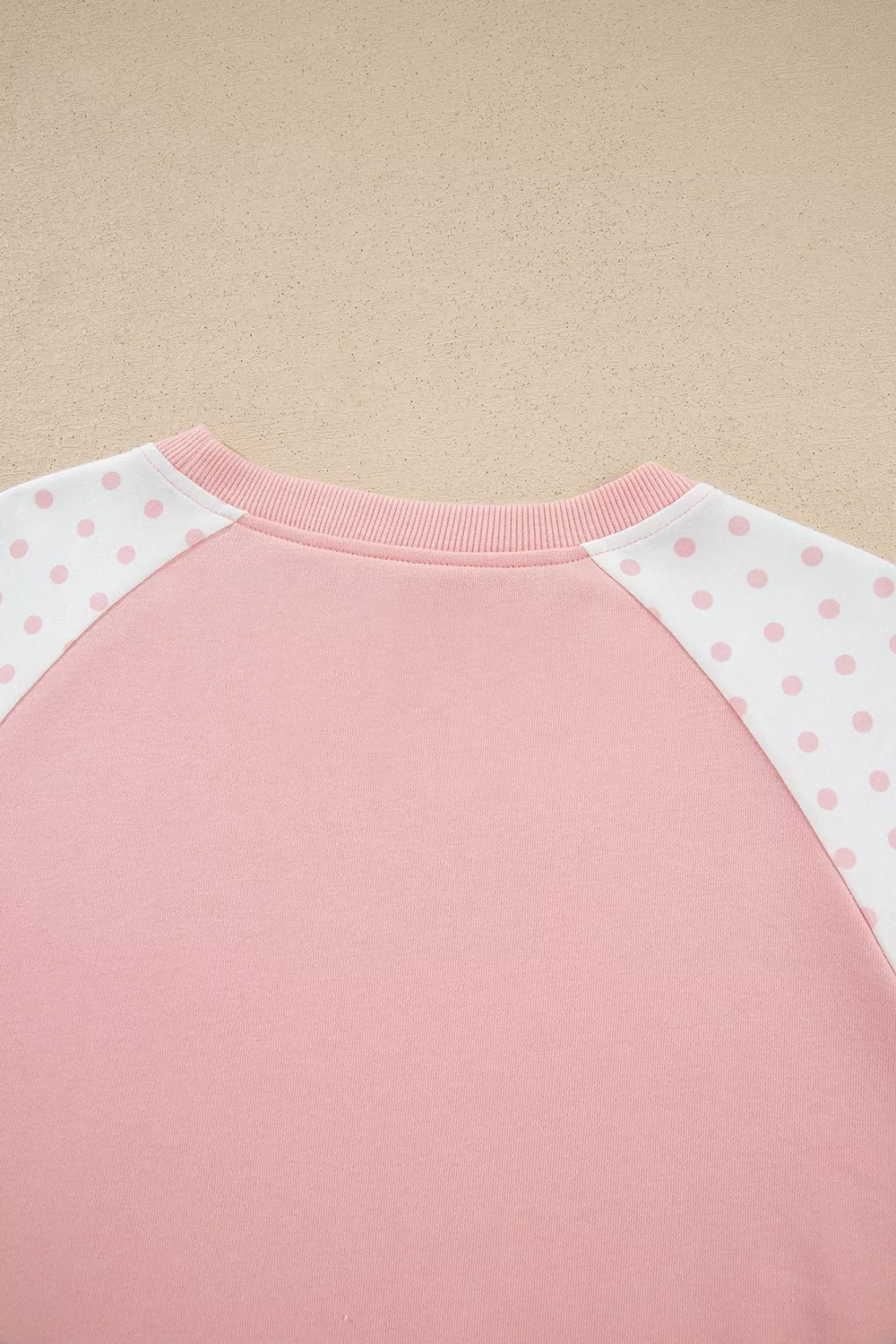 Polka Dot Cropped Sweatshirt and Wide-Leg Pants Set, image 8