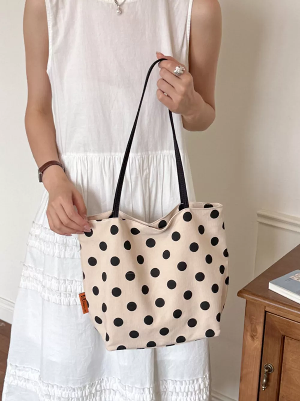 Polka Dot Shoulder Bag, image 2