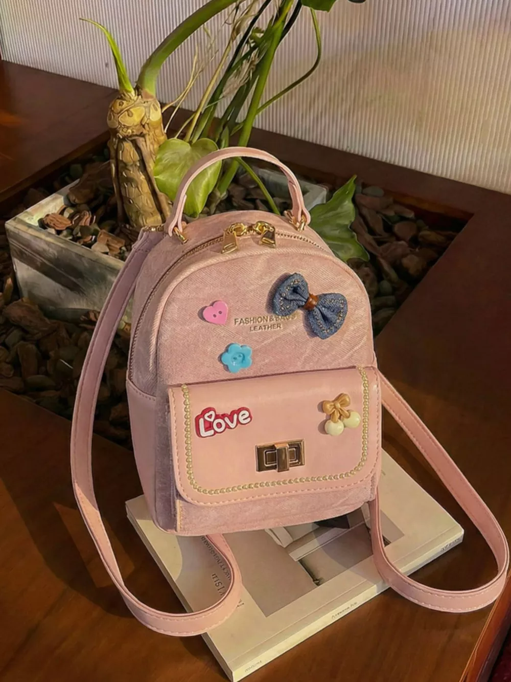 PU Leather Backpack Bag, image 5