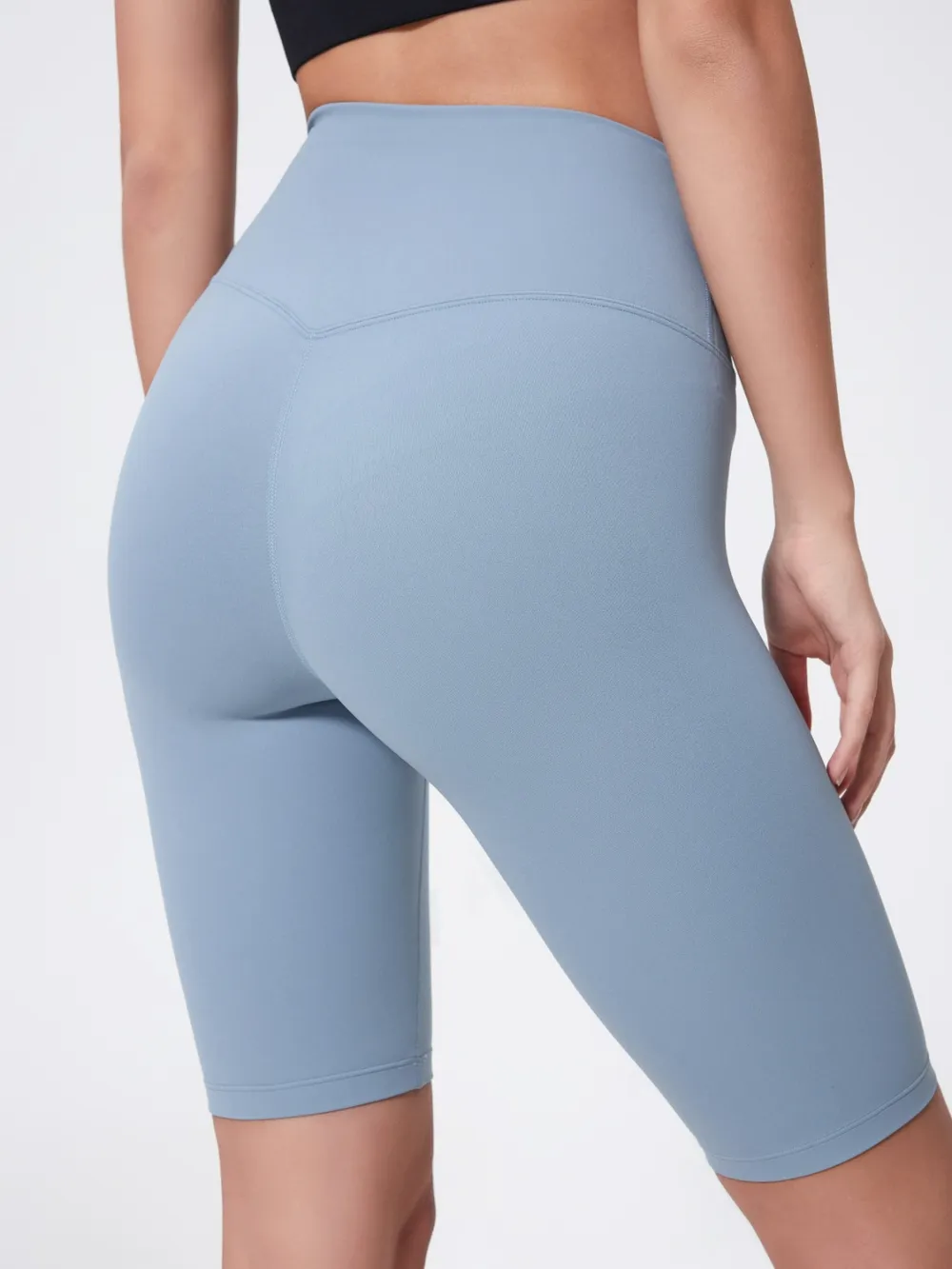 High Rise Wide Waistband Active Shorts, image 15