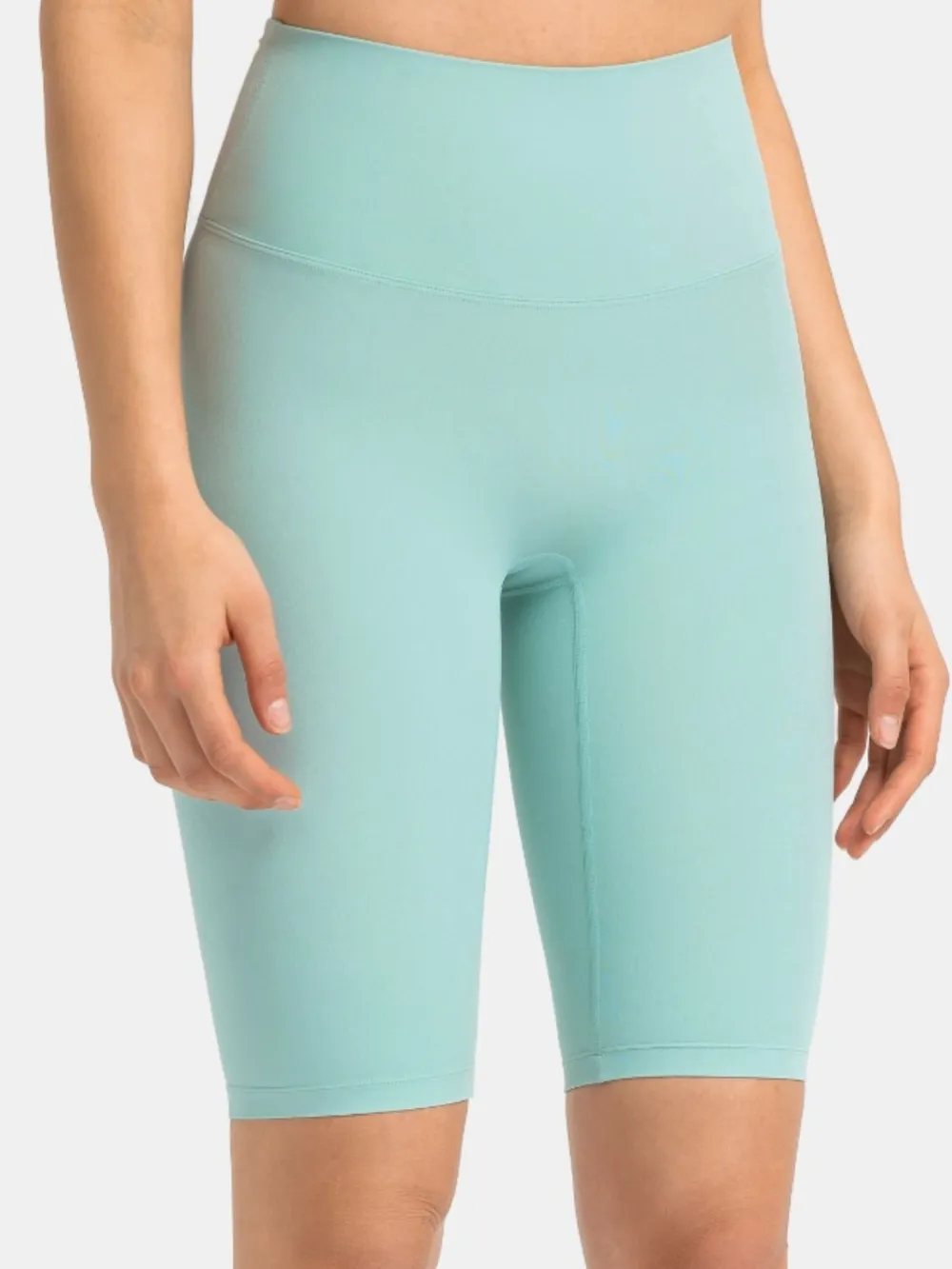 High Rise Wide Waistband Active Shorts, image 12