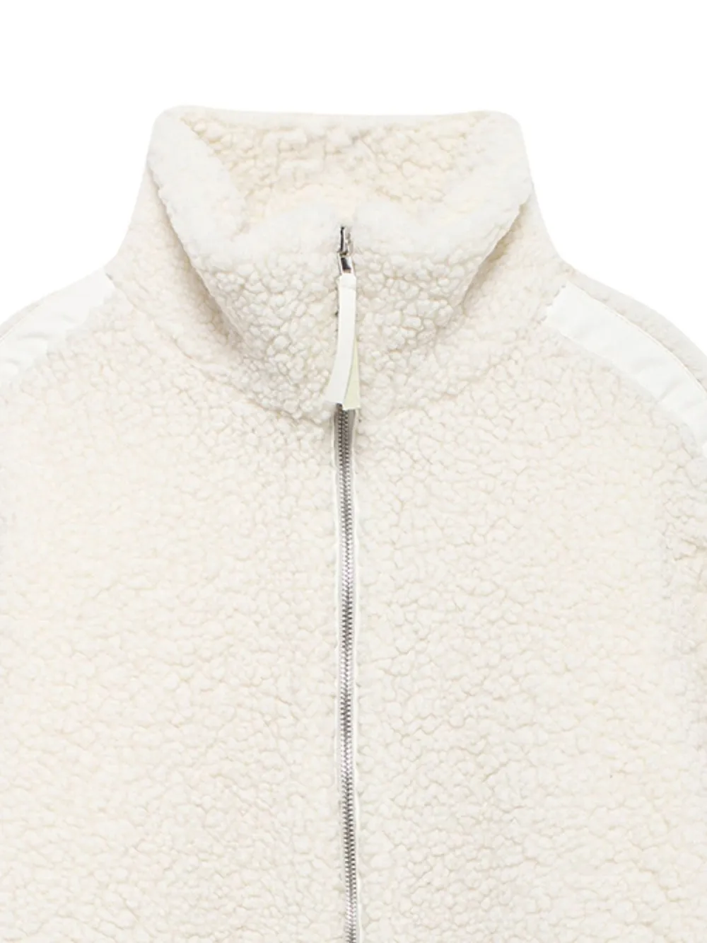 Zip Up Turtleneck Long Sleeve Plush Jacket, image 13