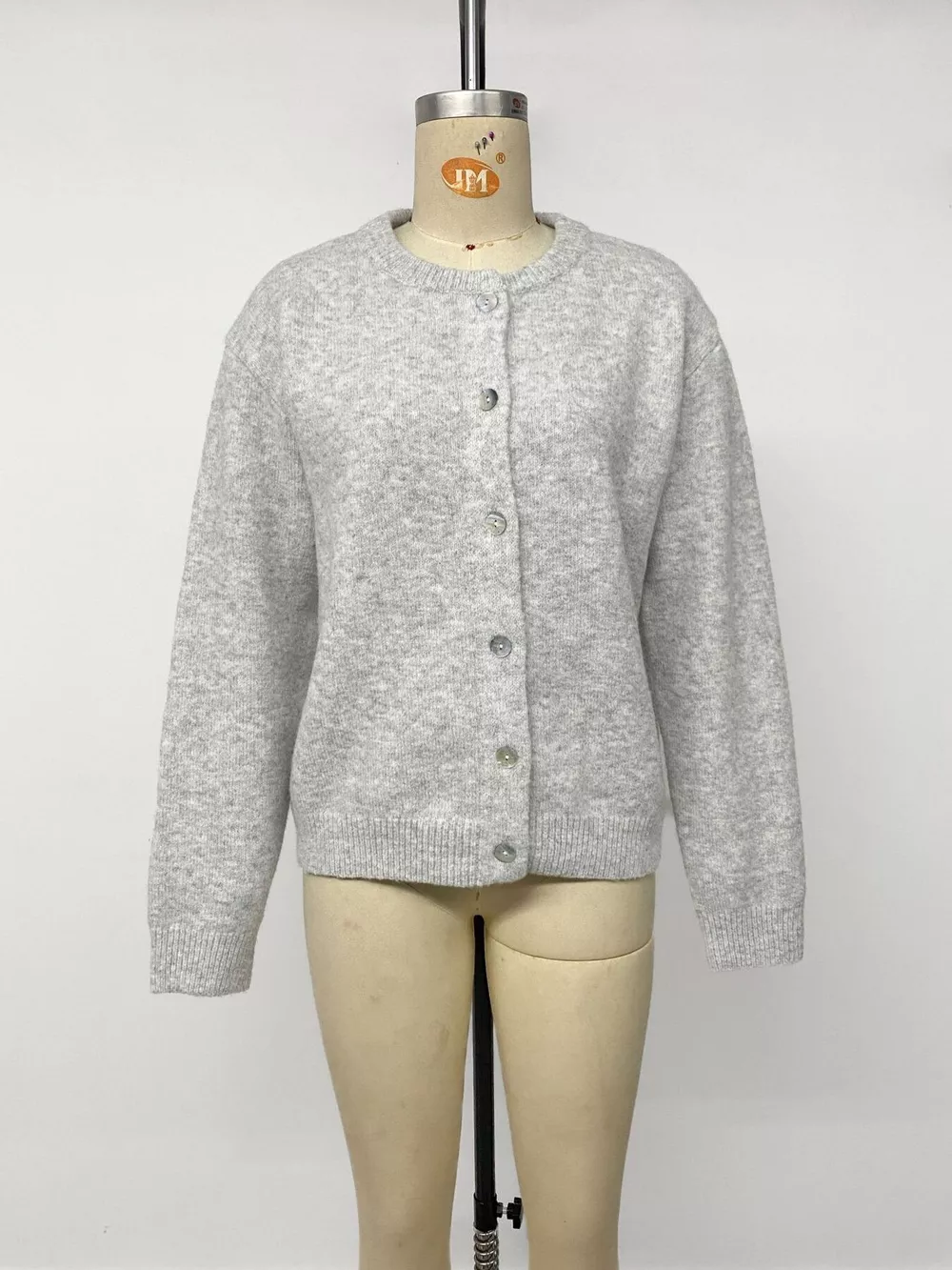 Crew Neck Button-Down Cardigan, image 20
