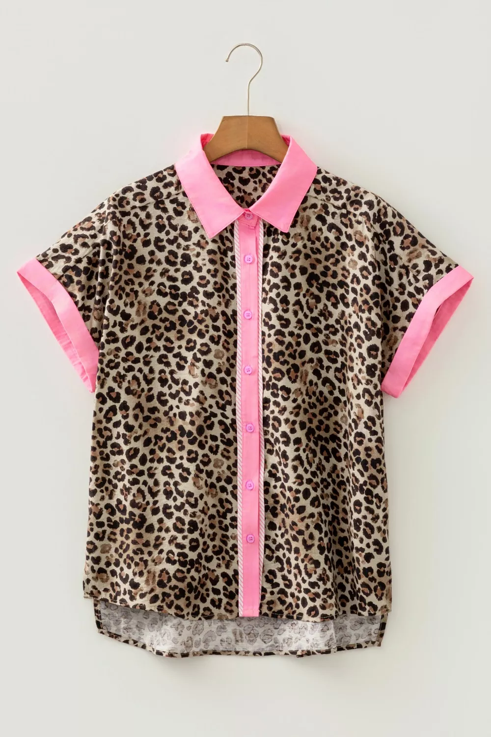 Leopard Print Short Sleeve Shirt, image 6