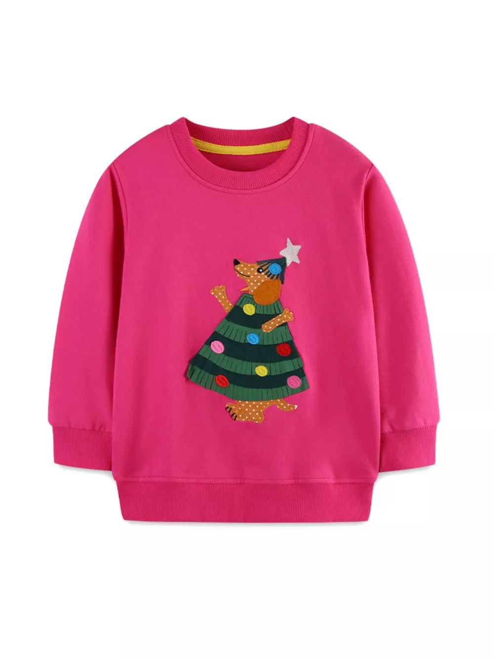 Children's Christmas Tree Applique Sweatshirt, image 2