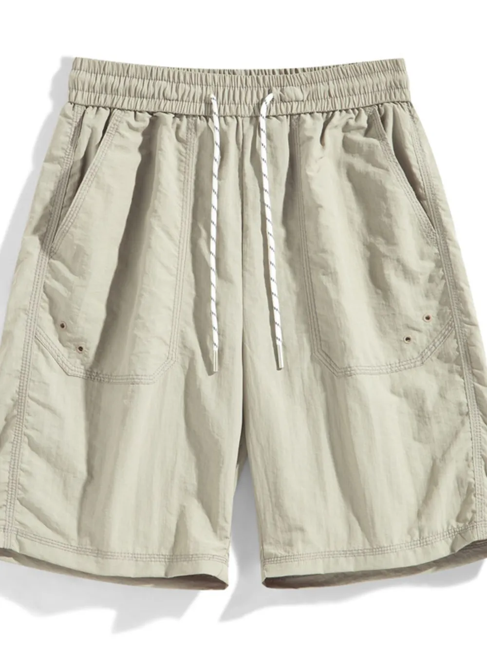 Men's Full Size Casual Drawstring Shorts Plus Size