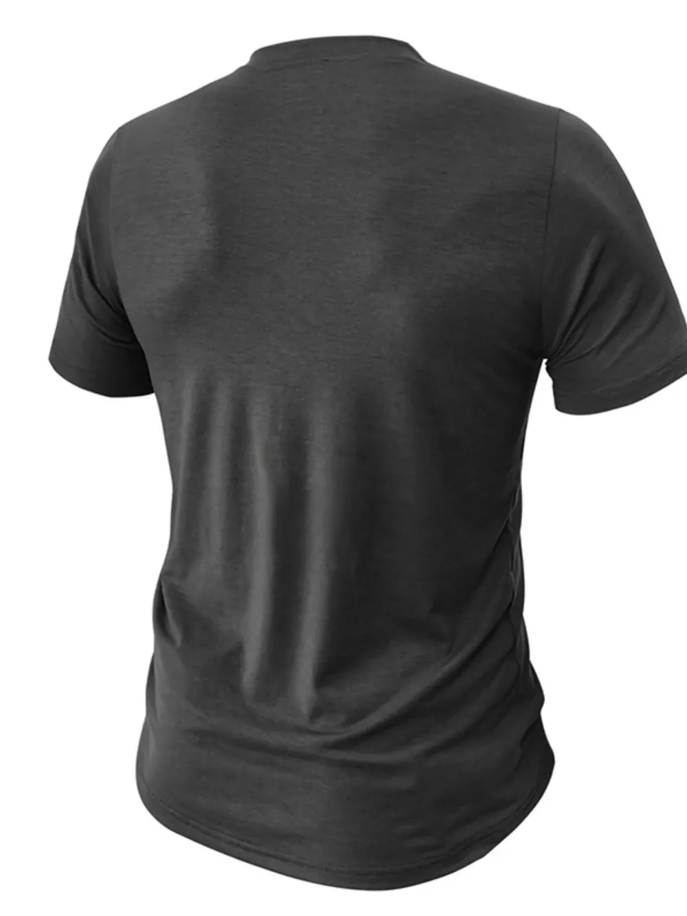 Men's American Flag Short Sleeve Henley Top, image 5