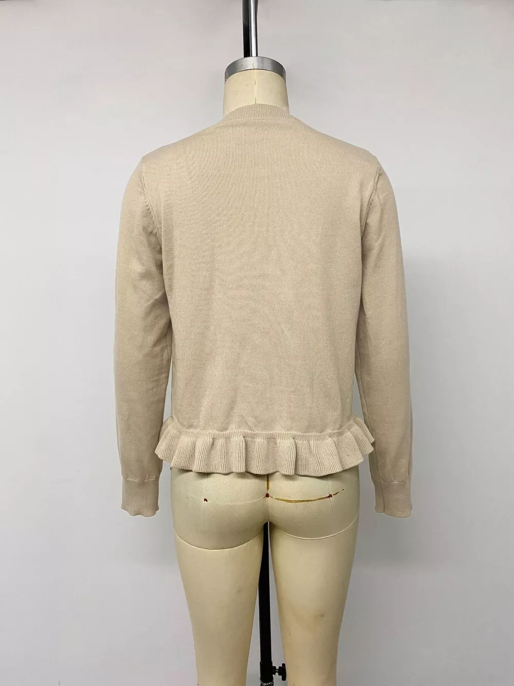 Ruffle Hem Button-Up Cardigan, image 13