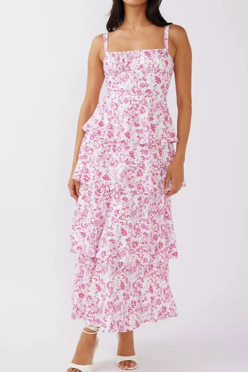 Floral Layered Maxi Dress, image 22