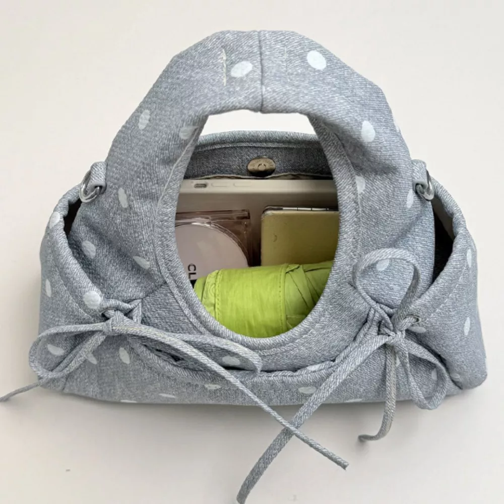 Polka Dot Bow Handbag, image 7