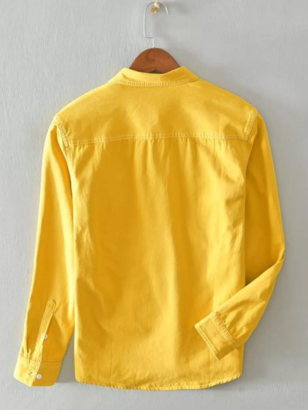 Men's Plus Size Button Up Long Sleeve Shirt, image 5