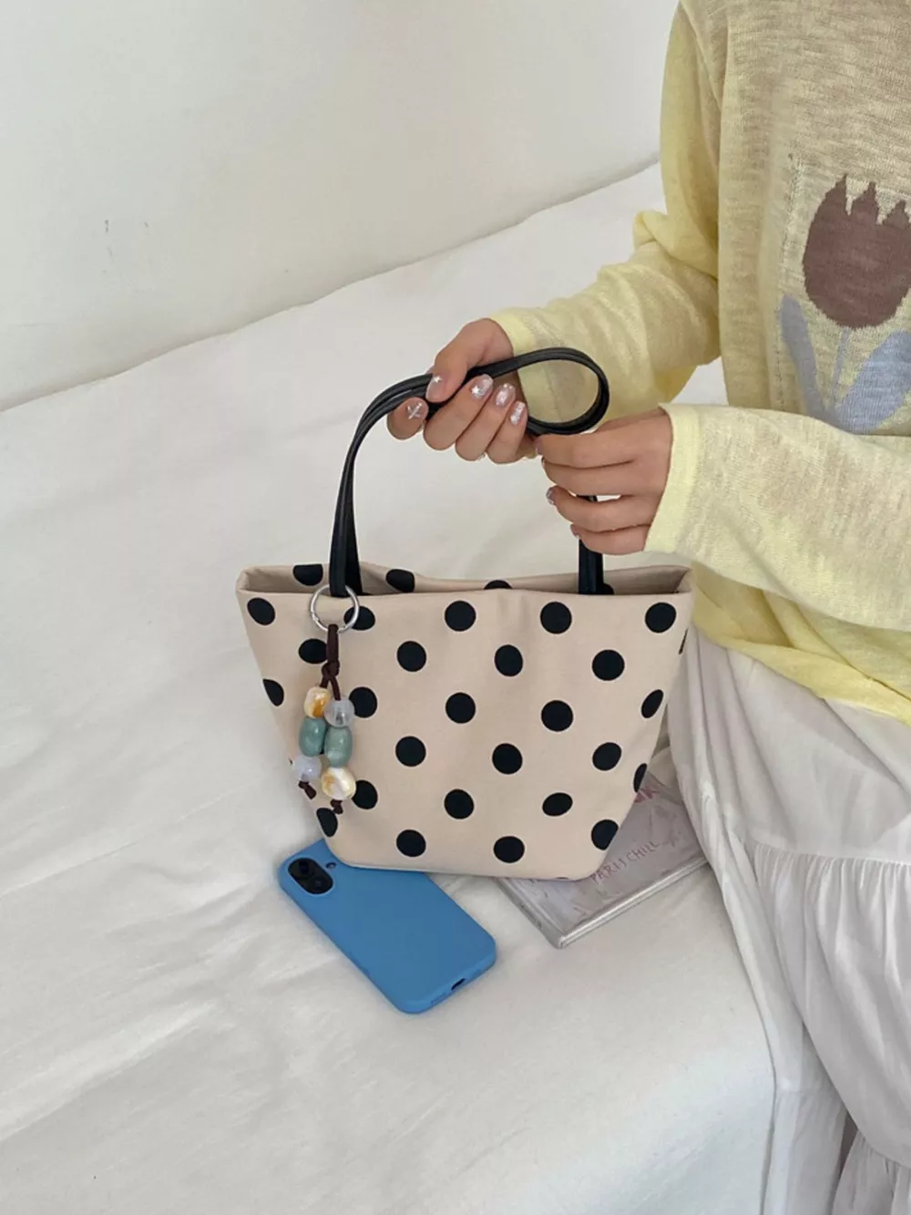 Polka Dot Shoulder Bag, image 6