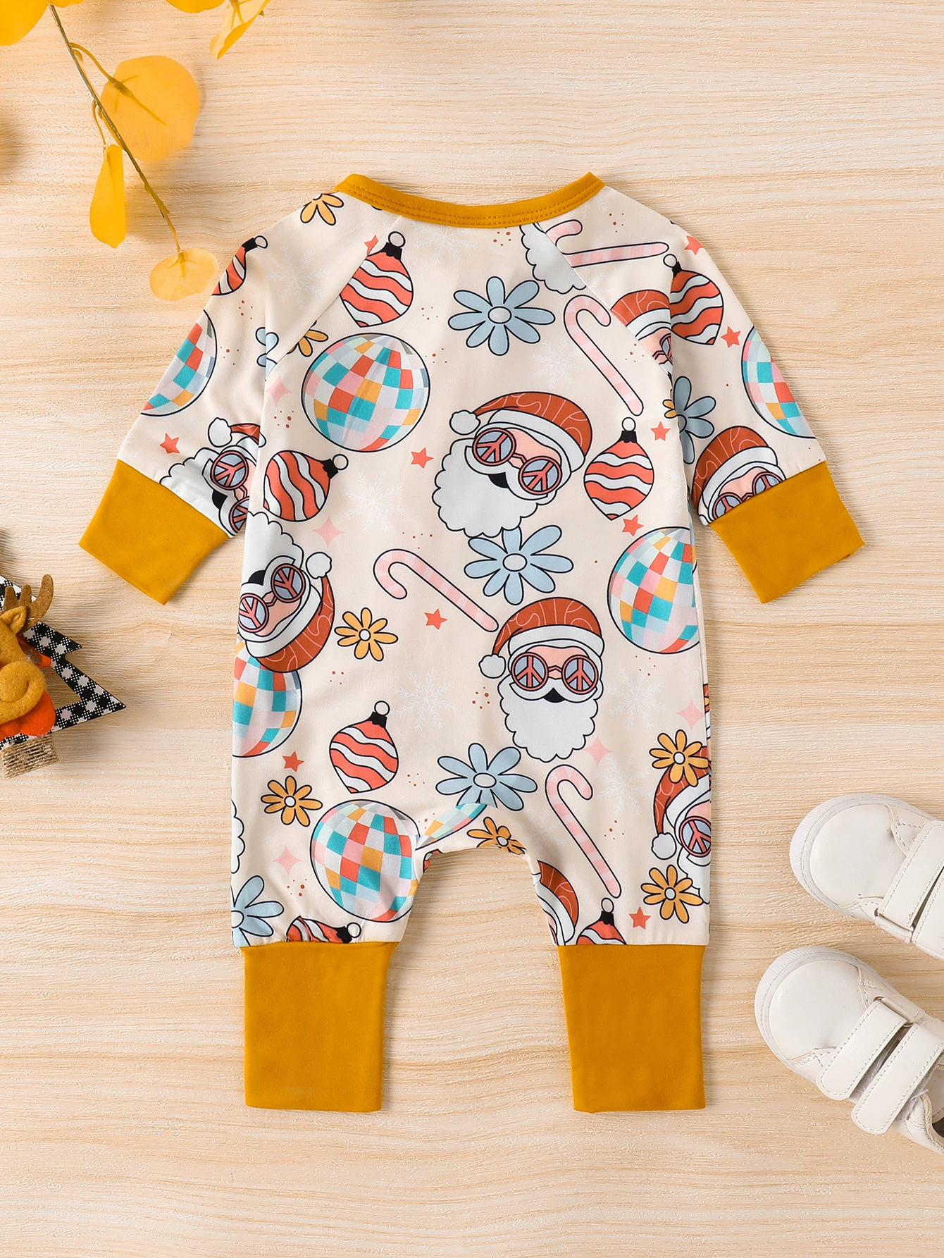 Children's Printed Long Sleeve One-Piece, image 5
