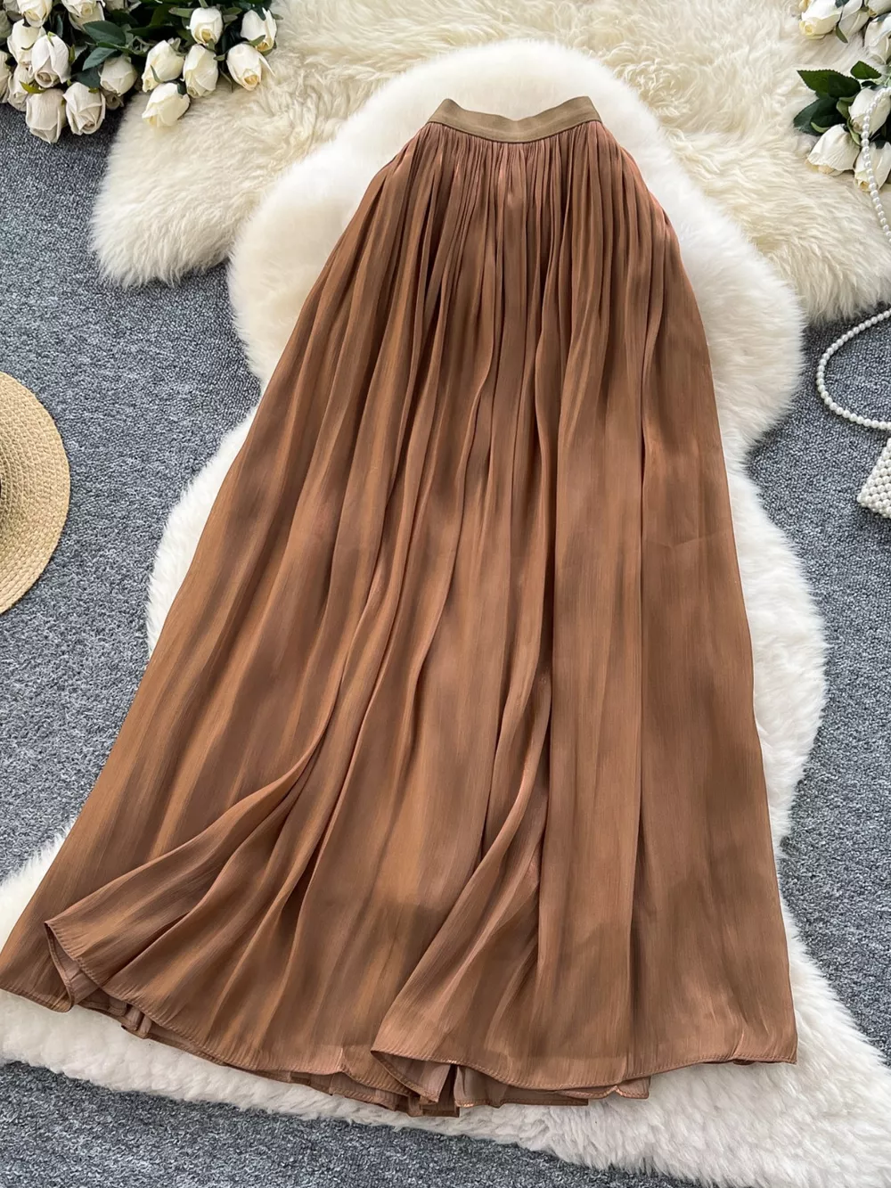 High Waist Maxi Skirt, image 28