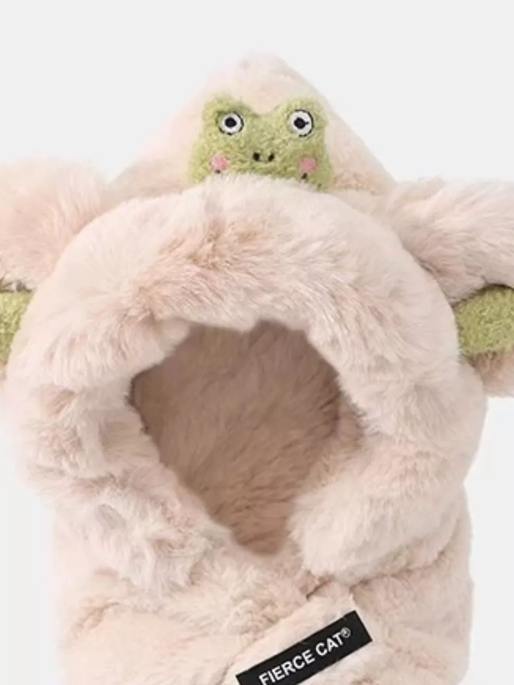 Children's Frog Plush Scarf Hat, image 3