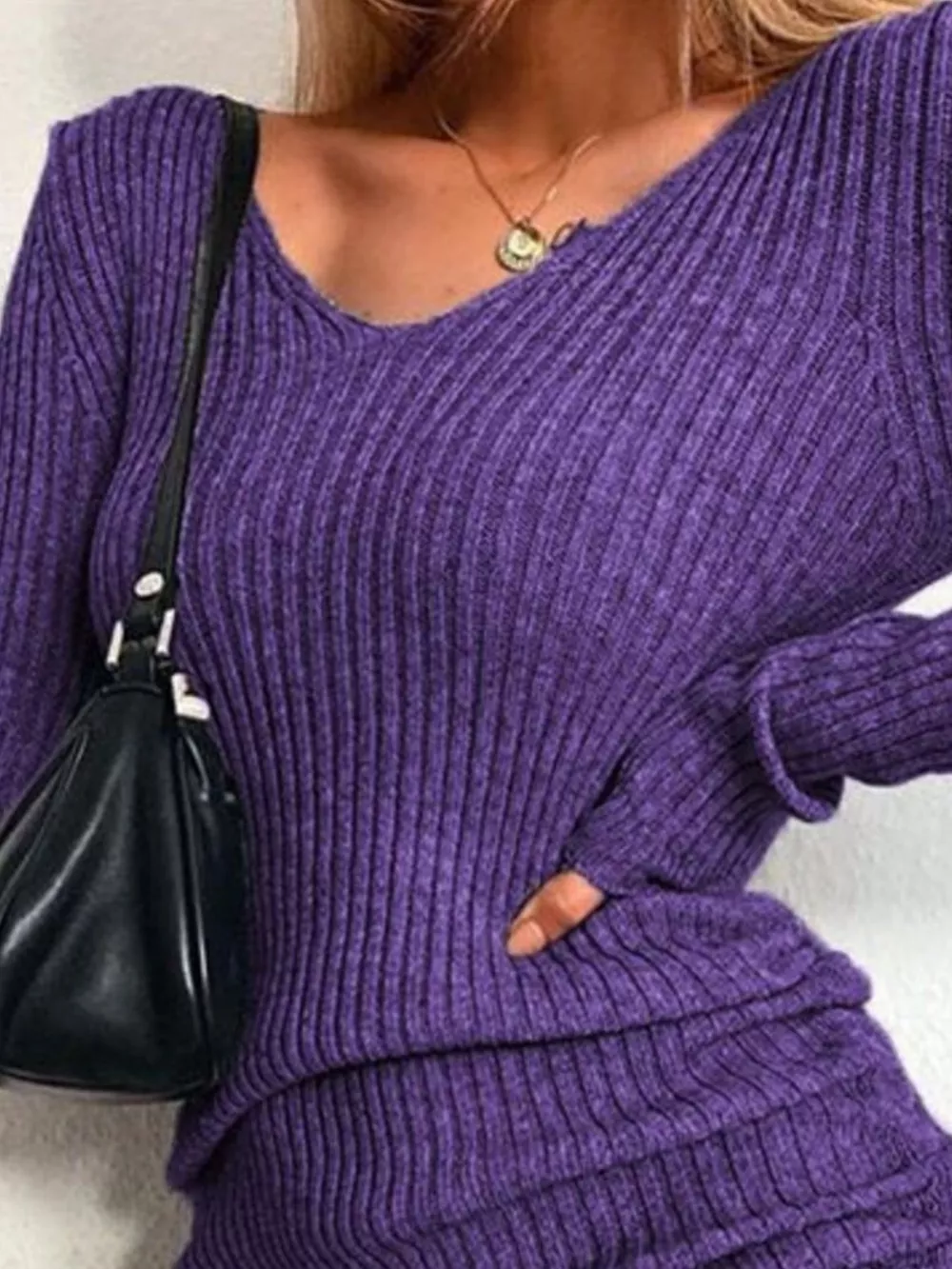 Full Size Ribbed Knit Drawstring Bodycon Sweater Dress Plus Size, image 8