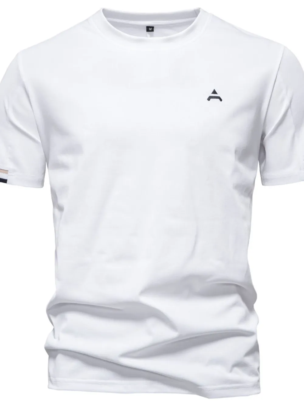 Men's Embroidered Round Neck T-Shirt, image 7