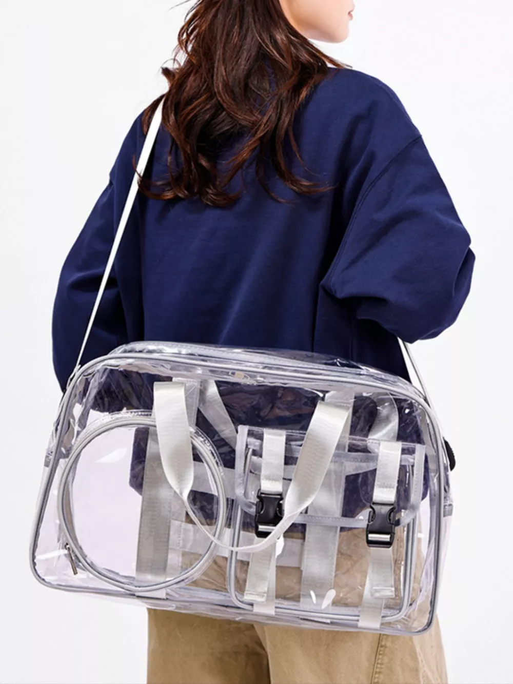 Clear PVC Travel Bag, image 8