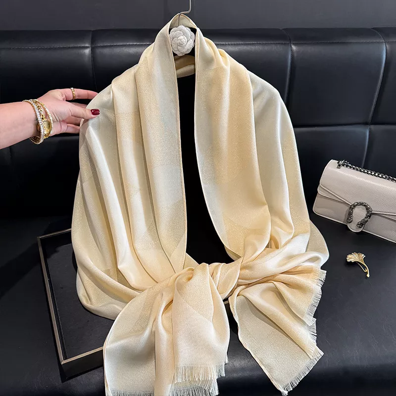 Lightweight Raw Hem Scarf, image 2
