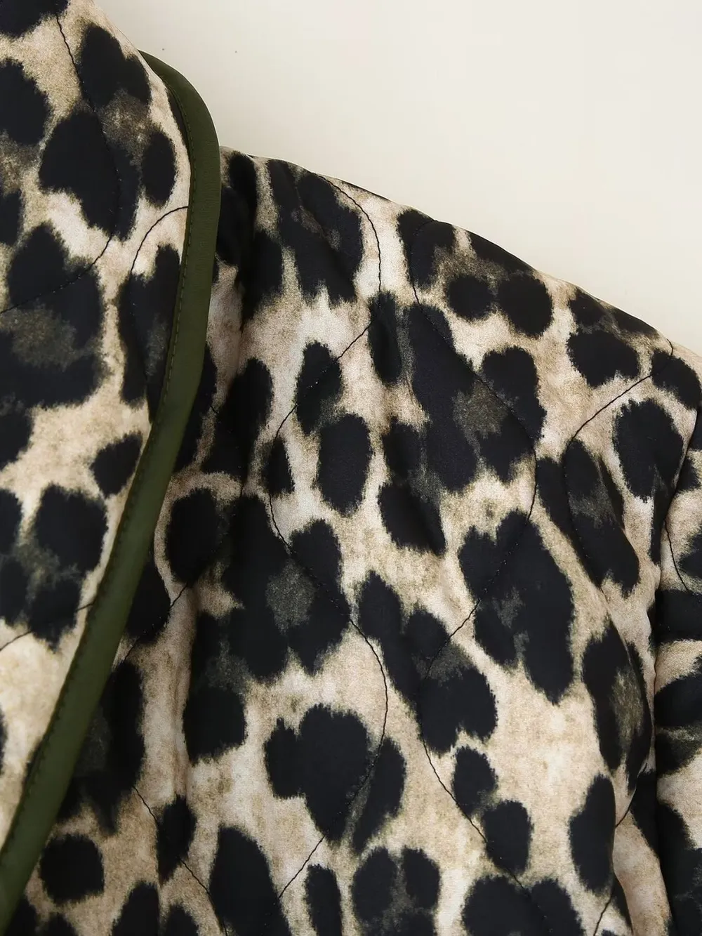 Leopard Open Front Long Sleeve Outerwear, image 10
