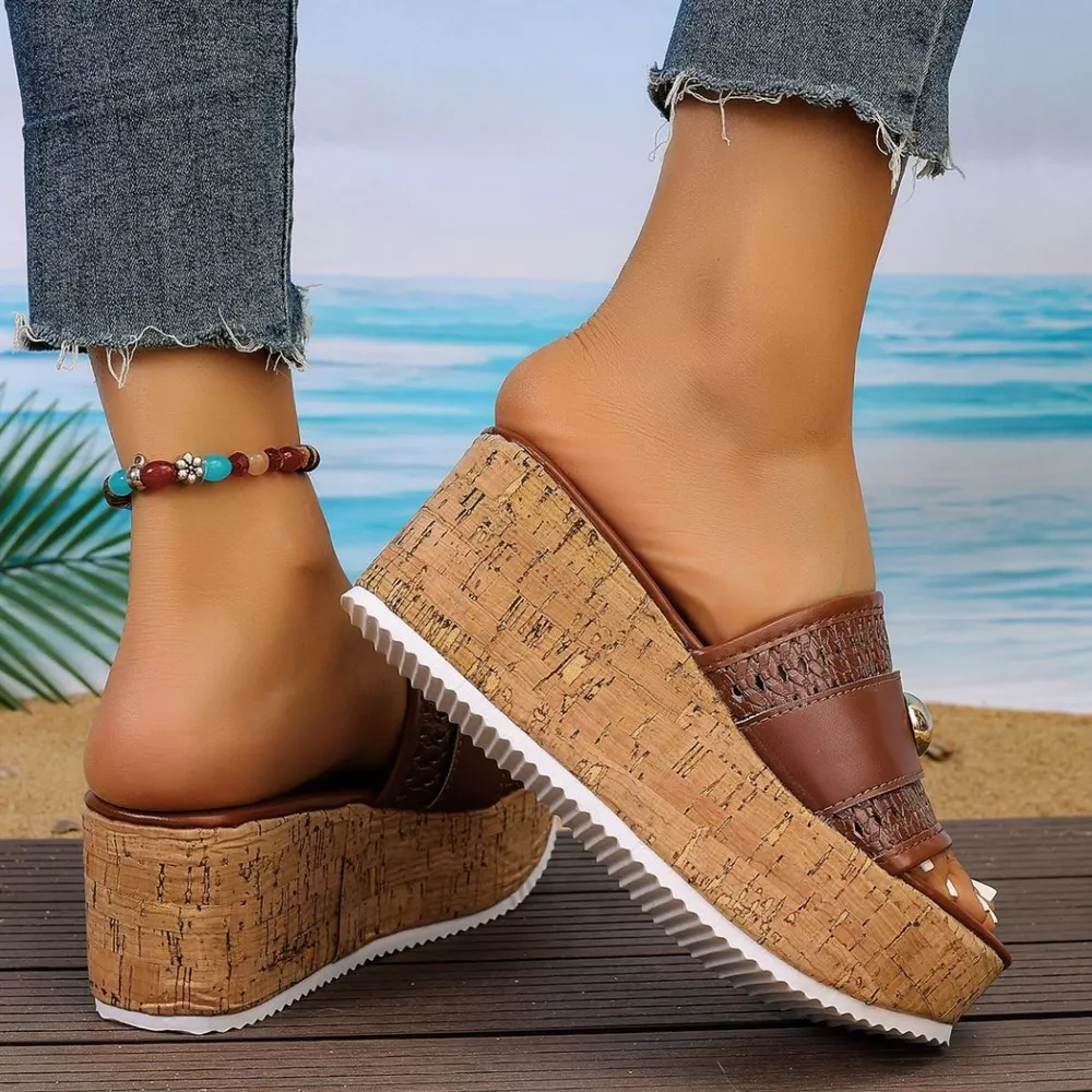 Open Toe Wedge Sandals, image 10