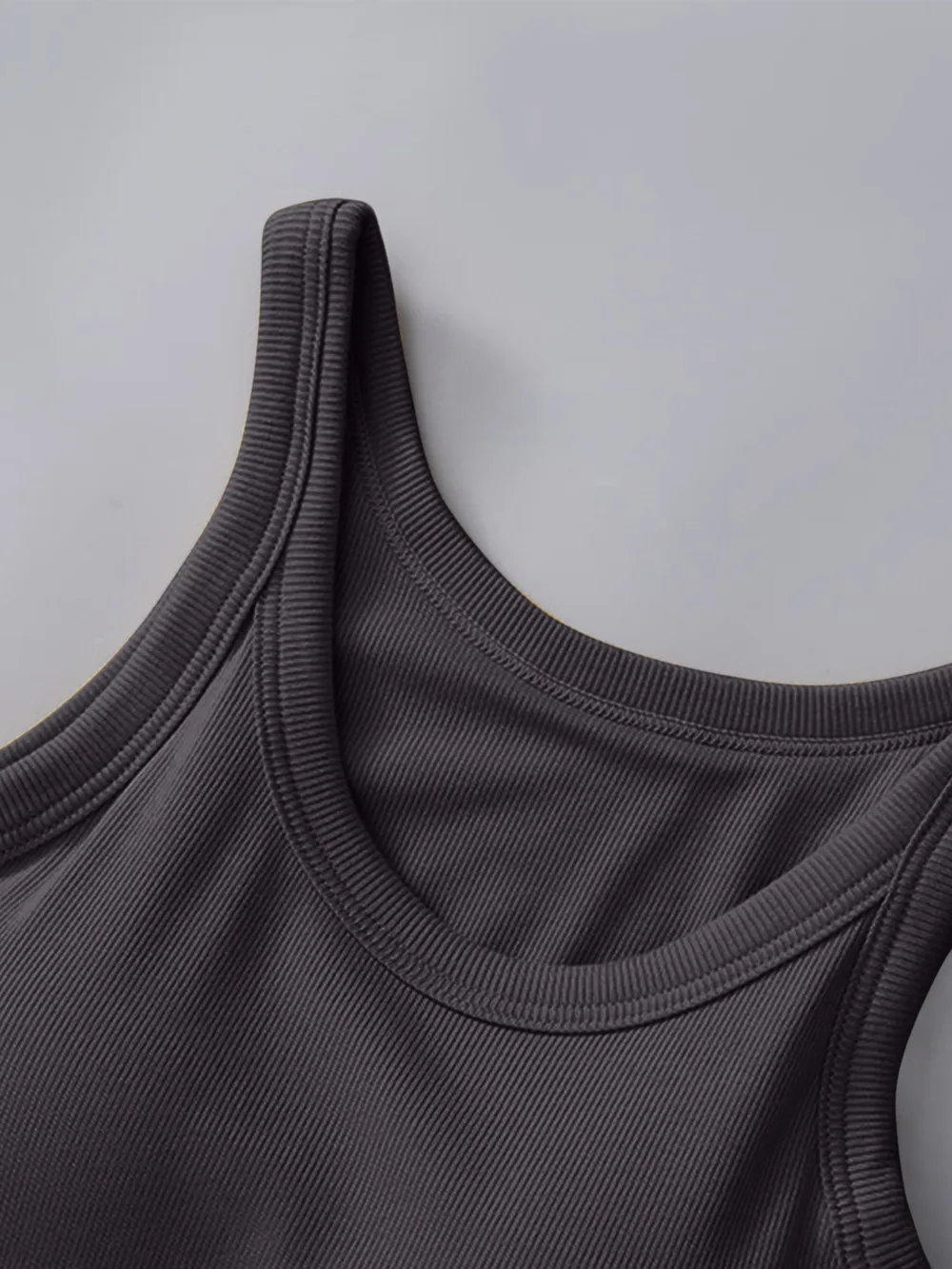 Round Neck Tank with Bra, image 9