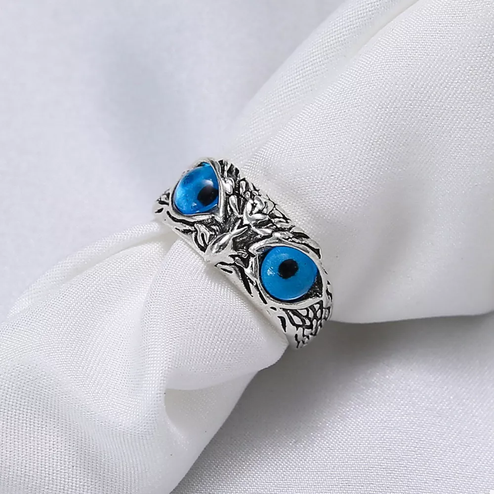 Alloy Owl Eyes Ring, image 6