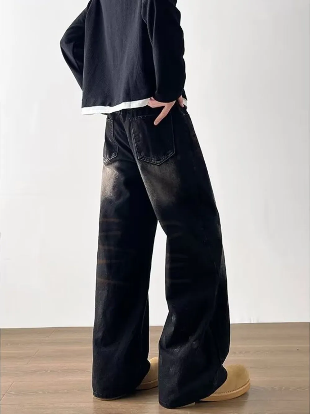 Men's Full Size Wide-Leg Jeans Plus Size, image 5