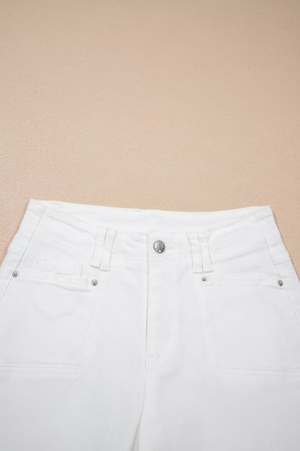 Raw Hem Ankle-length Loose Jeans, image 11