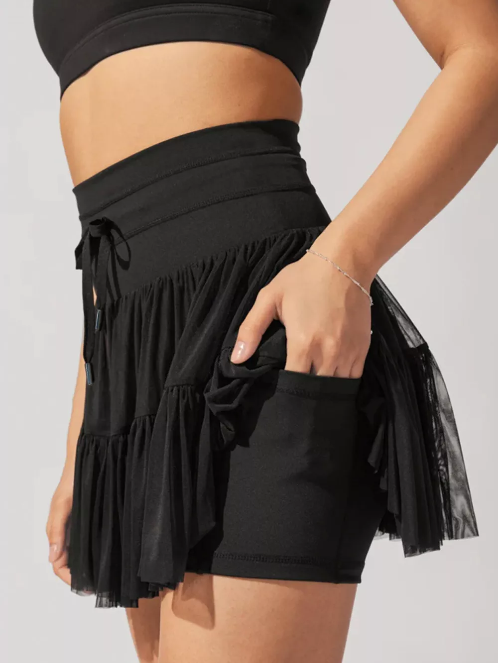 High Waist Skort with Pockets, image 11