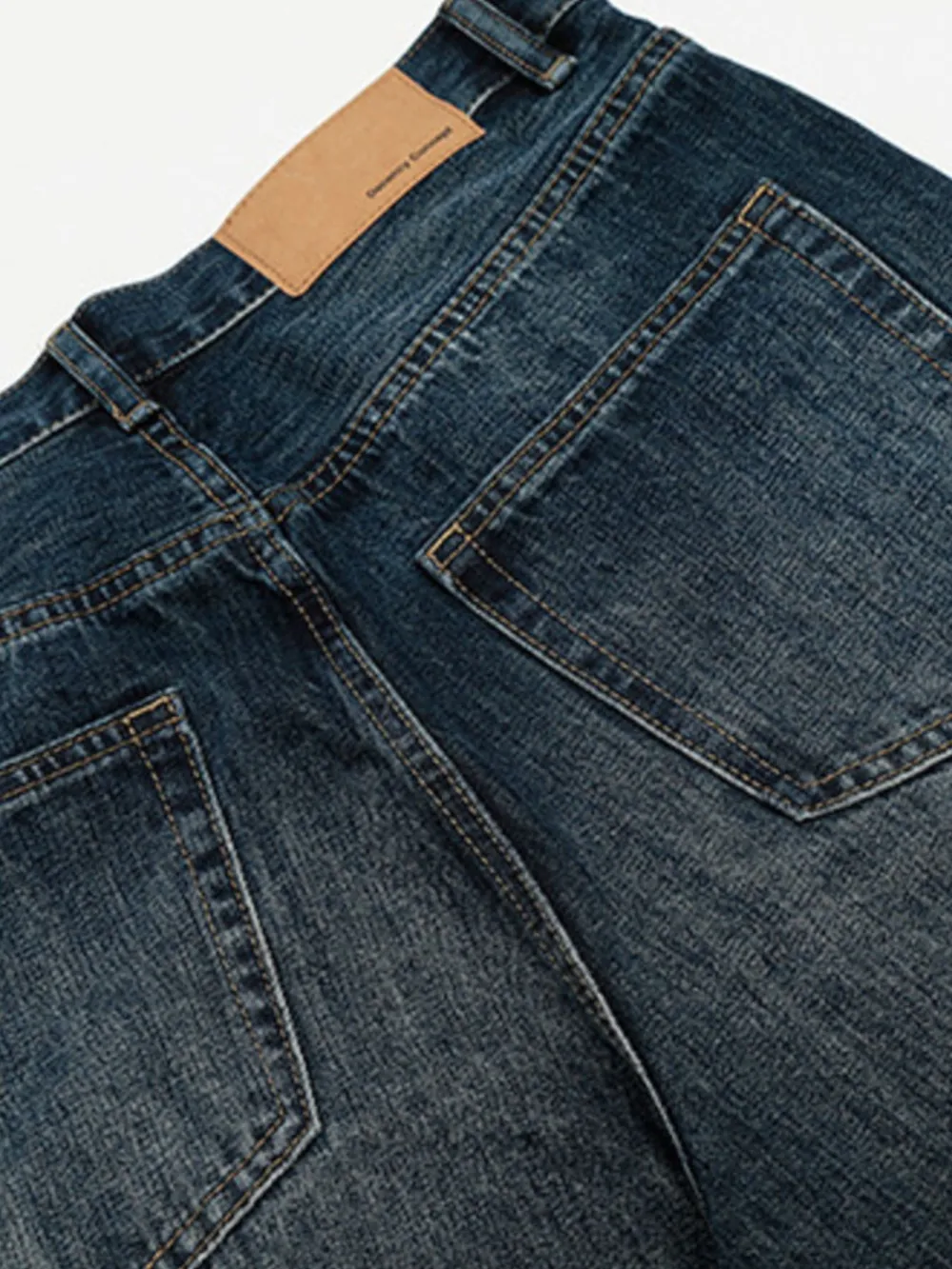 Men's Washed Wide-Leg Jeans, image 8