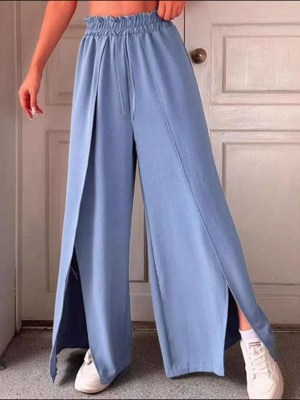Slit Wide Leg Pants, image 5