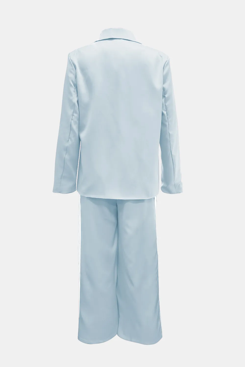 Side Striped Long Sleeve Blazer and Pants Set, image 7